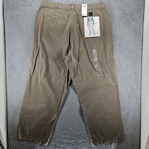 NWT Calvin Klein Pants Men's‎ 38x30 Khaki Beige Straight Leg Casual Flat Front